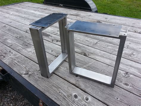 Wells dining table with metal legs gray. Handcrafted, Industrial, Style Coffee & Dining Tables - R ...