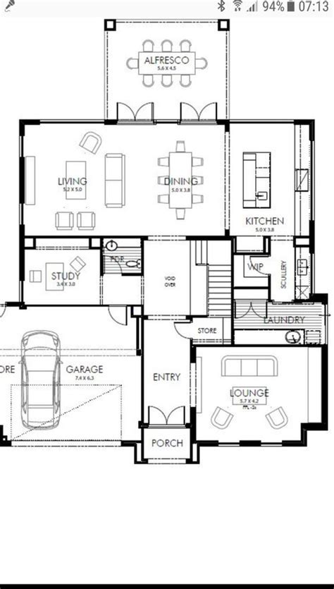 Gym / exercise room 202. Floorplan - advice on size of kitchen dining living | Houzz AU