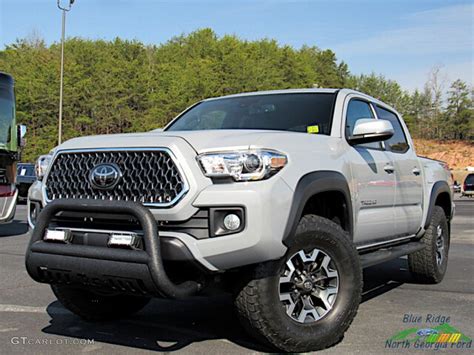 2019 Cement Gray Toyota Tacoma Trd Sport Double Cab 4x4 143856199