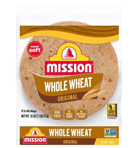 Soft Taco Whole Wheat Tortillas Mission Foods