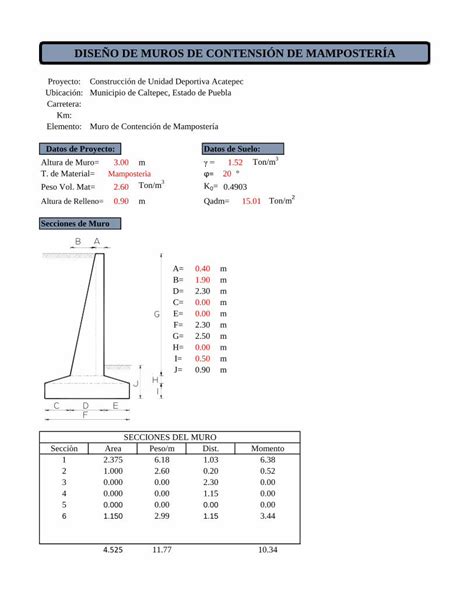 Pdf M C Muros De Contenci N Dokumen Tips