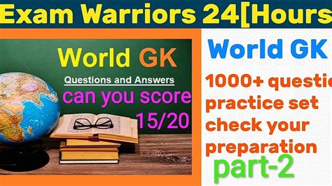 World Gk Practice Set 2 1000 Question Youtube