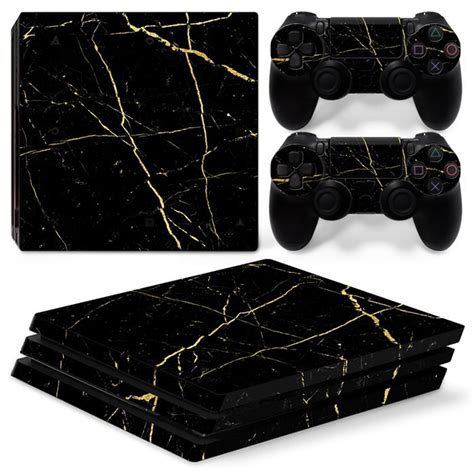 Marble Gold Ps4 Pro Console Skins Ps4 Pro Console Skins Consoleskins