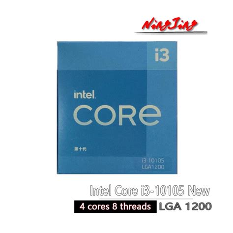 Intel Core I3 10105 I3 10105 37 Ghz Quad Core Processador Cpu De Oito