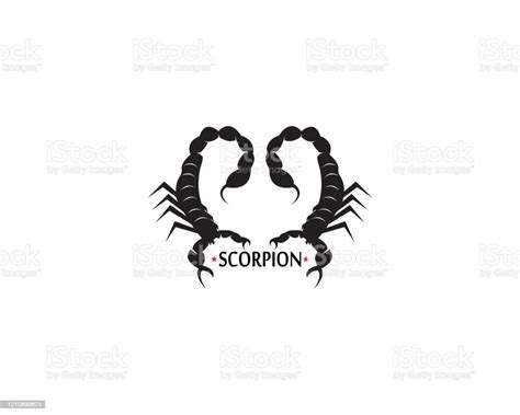 Scorpion Icon And Symbol Vector Illustration Stock Illustration
