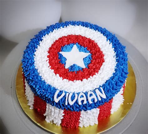 Best Captain America Theme Cake In Hyderabad Order Online