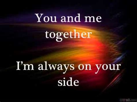 You and me and all of the people. You and Me Together lyrics included - YouTube