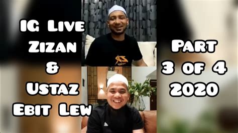 Последние твиты от pesan ebit lew (@ustazebitlew). PART 3 - IG LIVE ZIZAN & USTAZ EBIT LEW 2020 (MALAY SUB ...
