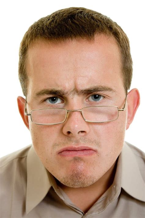 Funny Man In Glasses Stock Image Image Of Silly Eyes 22620857