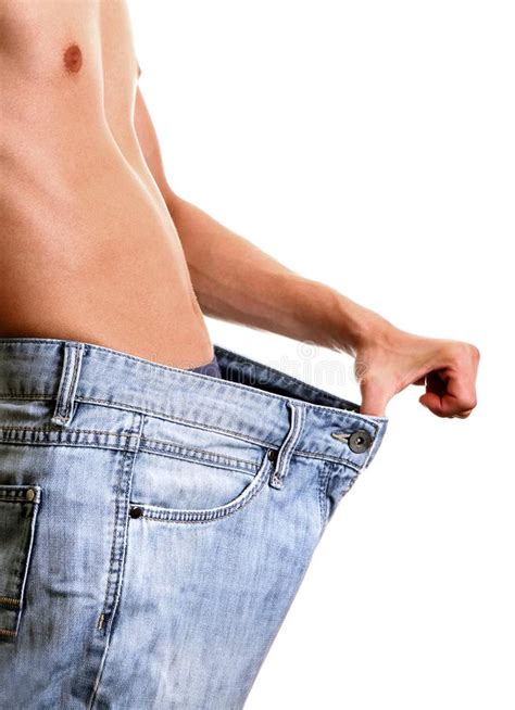 Part Of Skinny Male Torso Stock Image Image Of Diet 18354153