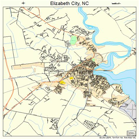 809 kylers way, elizabeth city, nc 27909. Elizabeth City North Carolina Street Map 3720580