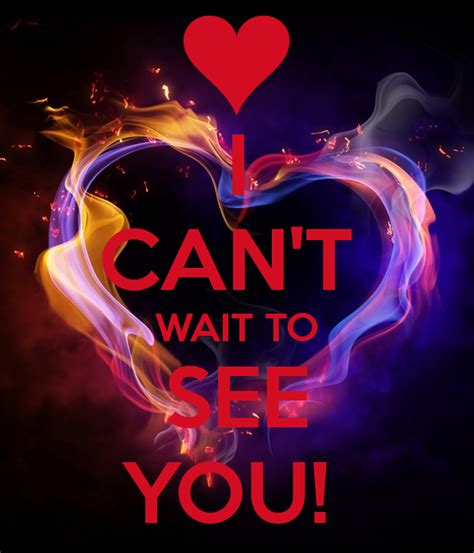 I Cant Wait To See You Poster Sweetheart Quotes Good Morning