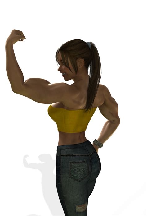 Study For Muscle Girl By Lingster On DeviantArt