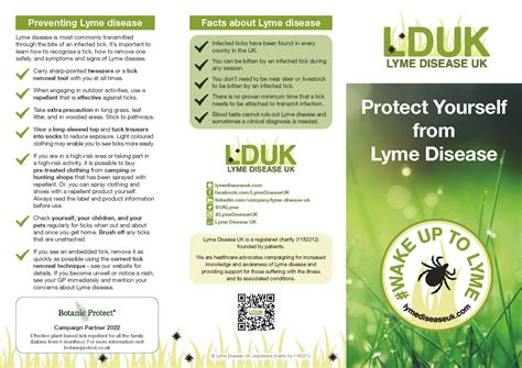 Lyme Disease Uk Wake Up To Lyme Awareness Packs