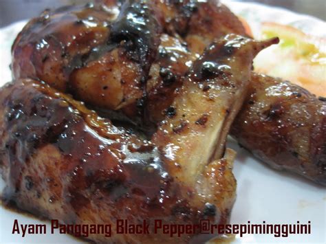 3 sudu besar sos lada hitam. Ayam Panggang Black Pepper | Resepi Minggu Ini