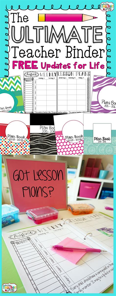 Maybe you would like to learn more about one of these? Editable Teacher Binder | Print & Digital Teacher Planner ...