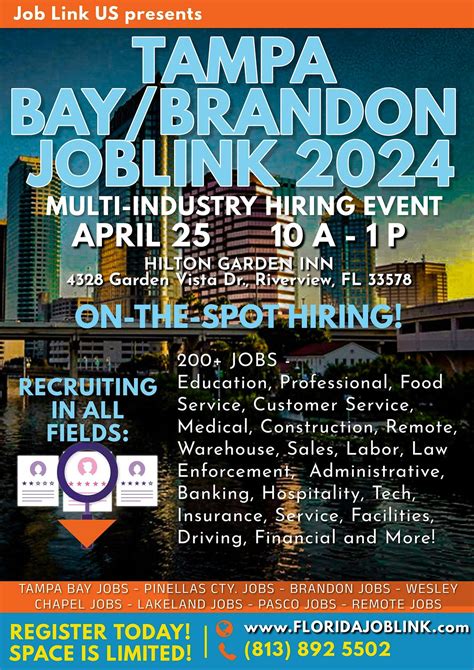 TAMPA BAY / BRANDON JOB FAIR - JOB LINK 2024 - RSVP TODAY!, Hilton