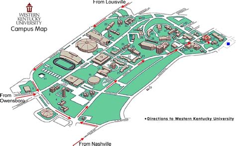 Western Ky University Campus Map United States Map