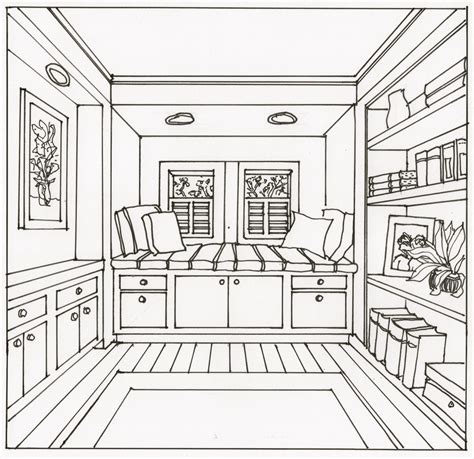 Pin By Anna Torné On Pasta Da Marcenaria Room Perspective Drawing