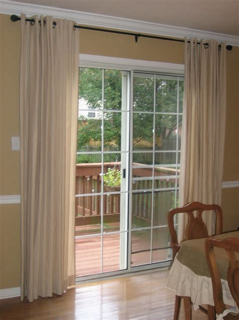 Standard Curtain Length For Sliding Glass Door Home Design Ideas