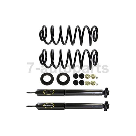 Front Rear Air Spring To Coil Spring Kit Fits Lincoln Town Car 46l