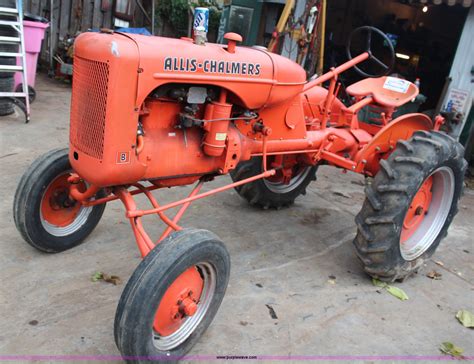 1940 Allis Chalmers B Tractor In Tonganoxie Ks Item H7950 Sold