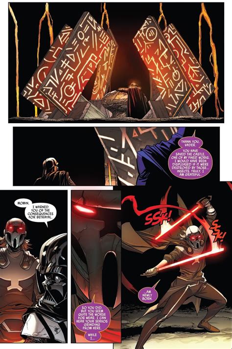 Darth Vader Vs Lord Momin Comicnewbies