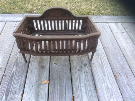 Check out our fireplace log holder selection for the very best in unique or custom, handmade pieces from our fire pits & wood shops. Antique Cast Iron Fireplace Grate Coal Box Basket Wood Log ...