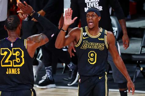 17 for the lakers as well, something that could come as early as friday night when they take on the miami heat. LeBron James and Rajon Rondo Lakers
