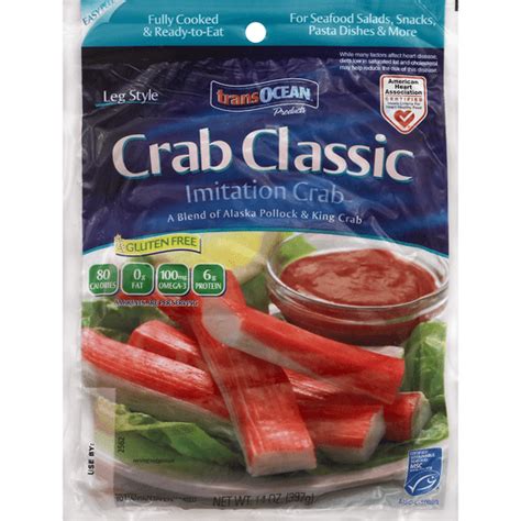 1 package imitation crab meat, shredded. Transocean Crab Classic Imitation Crab Leg Style | Shop | Foodland Super Market (Hawaii)