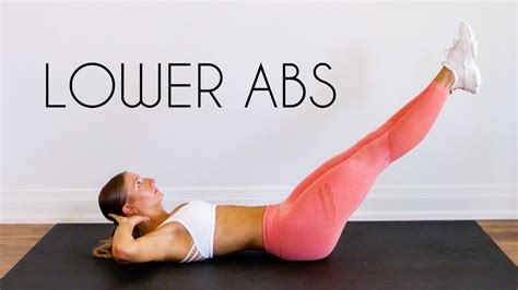 The BEST LOWER ABS Exercises Min Workout To Target The Lower Belly YouTube