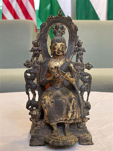 Buddha Shakyamuni Or The Bodhisattva Maitreya India Bihar Nalanda