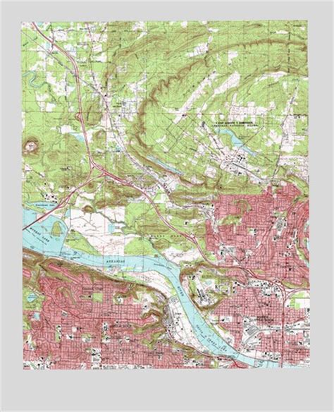 North Little Rock Ar Topographic Map Topoquest