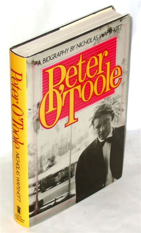 Peter O'Toole by Nicholas Wapshott: Near Fine Hardcover (1983) 1st