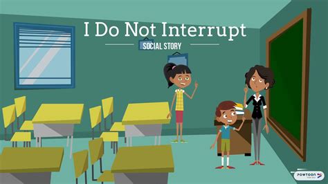 I Do Not Interrupt Social Story For Special Education Students YouTube