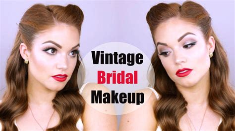 Vintage Bridal Makeup Tutorial Youtube