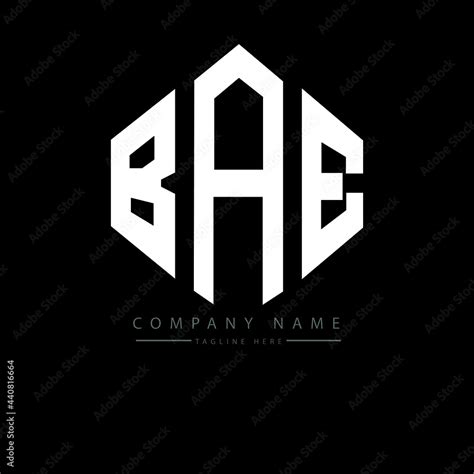 Bae Letter Logo Design With Polygon Shape Bae Polygon Logo Monogram