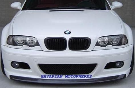 Purchase BMW E46 M3 STRASSENTECH STYLE CARBON FIBER FRONT LIP In 4 To 7