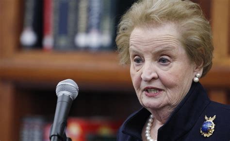 Throughout her diplomatic career, former secretary of state madeleine albright used pins to express her moods. Madeleine Albright On Peace Talks: 'This Is The Beginning ...
