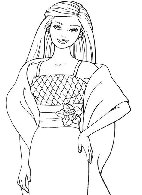 Dibujos Para Colorear De Barbie La Princesa Del Pop Para Colorear