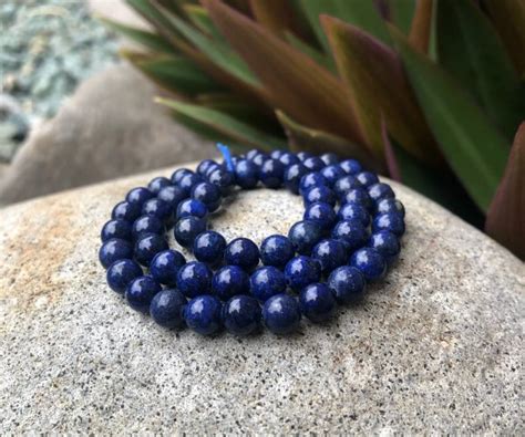 Lapis Lazuli Dyed Round Gemstone Beads 6mm Strand My Beads