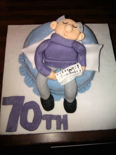 Dads 70th Birthday Cake