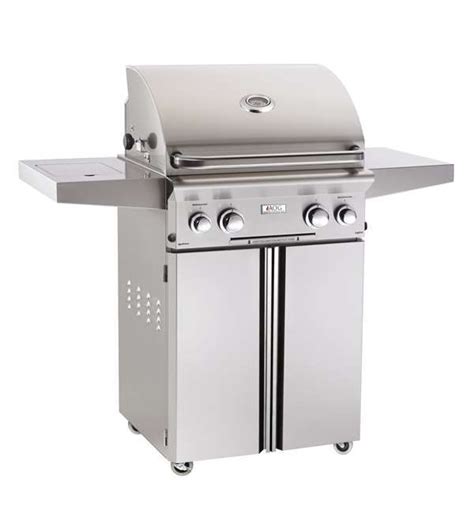 Stainless steel gas stoves are easy to use, as they do not rust with frequent contact with moisture. AOG 24 Stand Alone Grill ''L'' Series - BBQ Authority | Hering