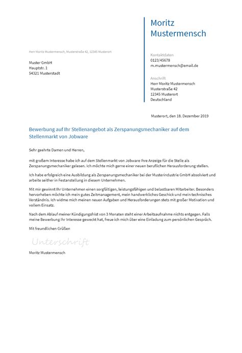 9+ bewerbung als zerspanungsmechaniker | Army Memo Format