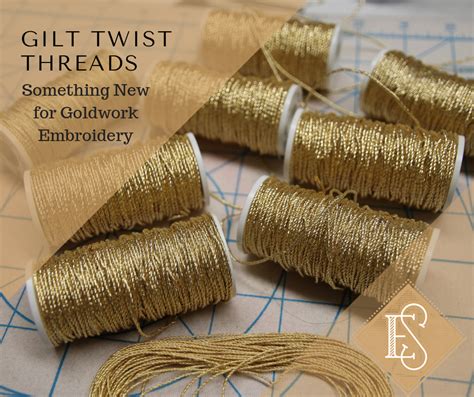 Gilt Twist Goldwork Threads For Hand Embroidery Ecclesiastical Sewing