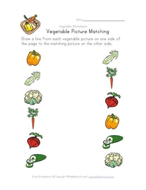 Awesome Vegetables Worksheets For Kindergarten Money Canadian