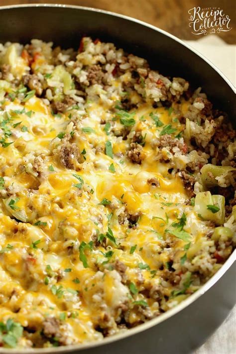 I use extra lean ground beef (90 to 95% lean) to minimize calories and avoid an overly greasy casserole. One-Pot Cabbage Casserole - Diary of A Recipe Collector