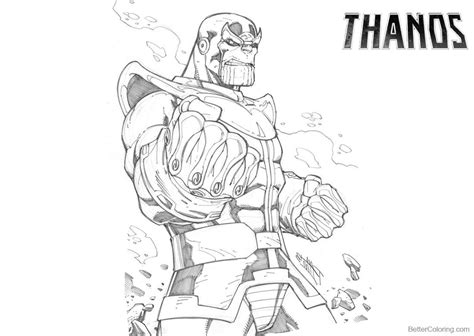 So thanos coloring pages are concerned extensively for both children and adults. Thanos Coloring Pages Hand Drawing - Free Printable Coloring Pages