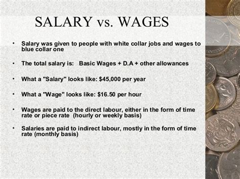 Salary And Wages