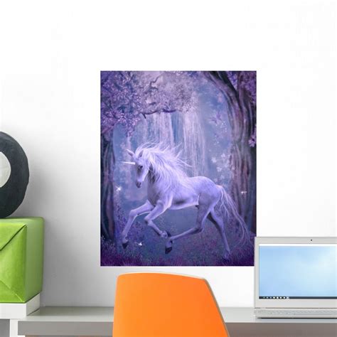 Last Unicorn Wall Mural By Wallmonkeys Peel And Stick Graphic 18 In H